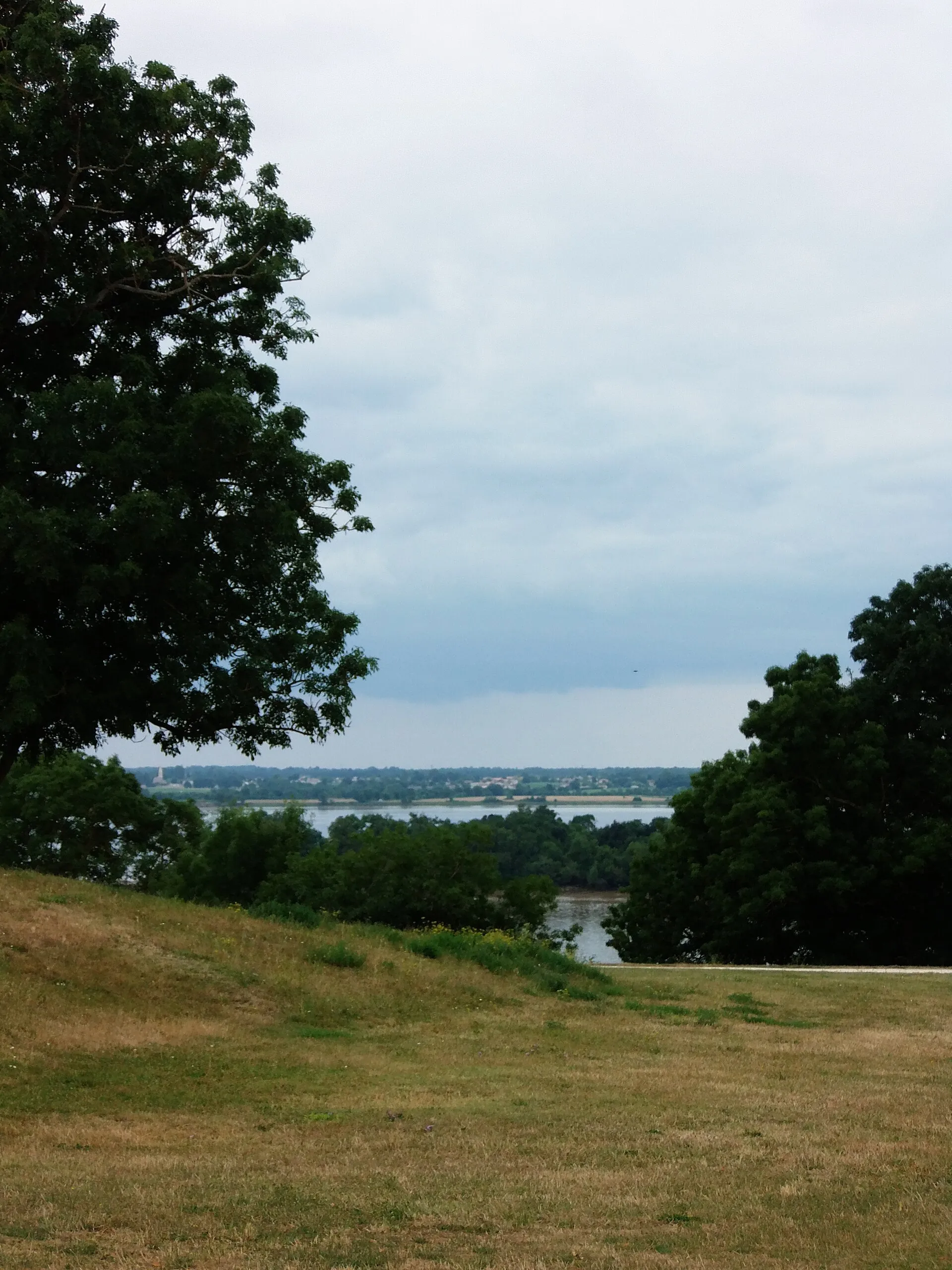 La Gironde vue depuis les remparts de la citadelle de Blaye
